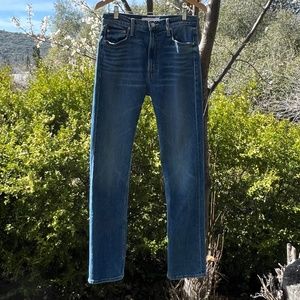 Mother high rise straight leg Jeans